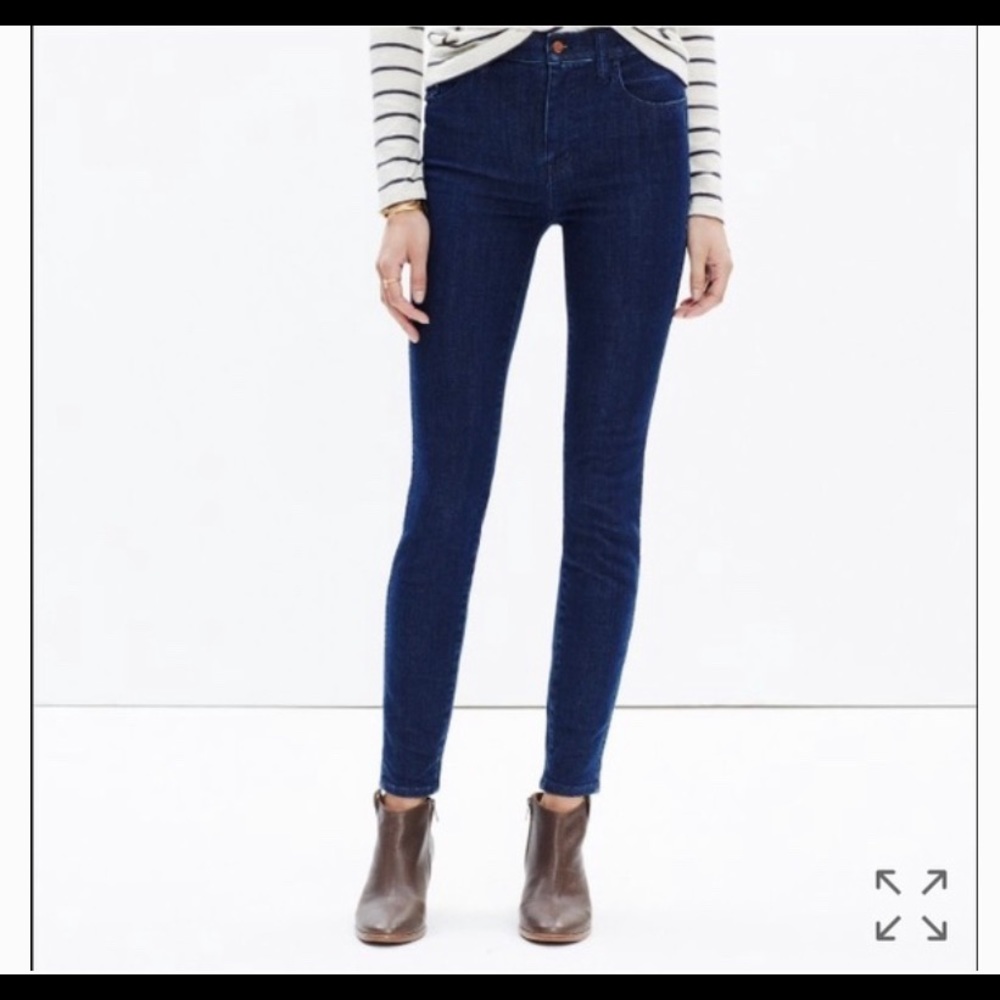 10” high riser skinny skinny Madewell jeans -Lydia
